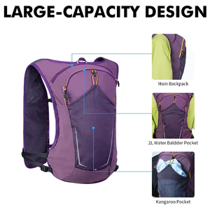 Gilet <span class=keywords><strong>de</strong></span> course léger et ajustable pour homme et femme, idéal pour la randonnée et l'hydratation – Fabrication directe usine OEM/ODM - Product Image 3