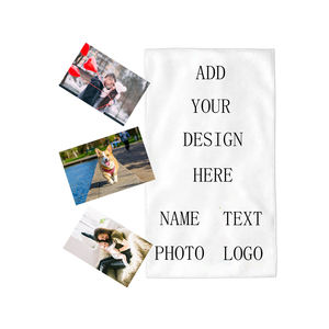 <span class=keywords><strong>Serviette</strong></span> de <span class=keywords><strong>plage</strong></span> en microfibre douce en peluche Impression personnalisée Logo de la marque Soccer 200-300-400gsm - Product Image 2