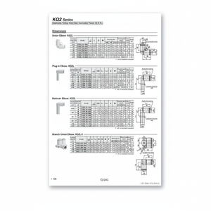 SMC Pneumatics Raccord à une touche KQ2L06-99A pièces pneumatiques - Product Image 1