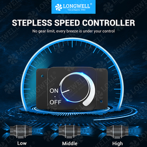 Ventilador <span class=keywords><strong>de</strong></span> Conducto EC <span class=keywords><strong>de</strong></span> CA/CC Súper Silencioso LONGWELL, Ventilador <span class=keywords><strong>de</strong></span> Extracción <span class=keywords><strong>de</strong></span> Corriente Eléctrica para Cocina y Habitación - Product Image 4
