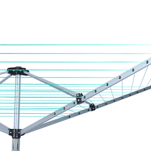 Séchoir rotatif en acier peint de 50m à 4 bras Séchoir à vêtements rétractable en forme de <span class=keywords><strong>parapluie</strong></span> - Product Image 6