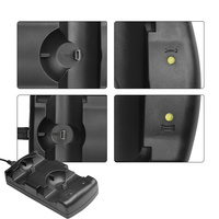 Station de charge double USB 2 en 1 pour PS3 Move Support de charge Double Base de charge Station de charge multi-chargeur pour manette PS3