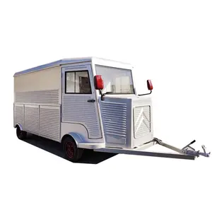 Concessie Aanhangwagen Voedsel Karren Mobiele Restaurant Container Ontwerp Food Trailer Aandrijfbare Pizza Food Truck Met Volledige Keuken Uitrusten