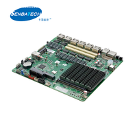 Carte mère pare-feu personnalisée D41SL-B 6 ports LAN 2.5G J4125 DDR4 Max 8 Go 6 USB 2 COM Mini PCIe PS2 Bypass 12V X86