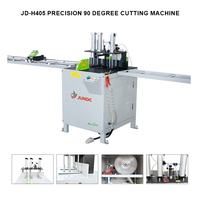 Máquina de Corte de Precisión JUNDE de 90 Grados para Marcos de Fotos, Puertas y Ventanas, Procesamiento de Aluminio, Cabezal Único, 220V/380V, 2200W