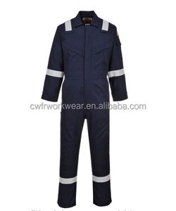 Logotipo personalizado NFPA 2112 EN 11612 Trabajador Ignífugo Resistente FR Seguridad Industrial Ignífugo Overol Precio de fábrica - Product Image 5