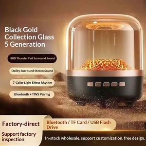 Éxito de Ventas Transfronterizo, Mini Altavoz de <span class=keywords><strong>5</strong></span>.3 Pulgadas, Nuevo Modelo de <span class=keywords><strong>5</strong></span>ª Generación, Edición de Coleccionista en Negro y Dorado - Product Image 3