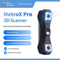 Escáner Láser 3D Multilínea de Alta Precisión de Grado Industrial Portátil REVOPOINT MetroX Pro