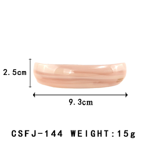 Pinza de Pelo Cuadrada Clásica de Acetato CANYUAN de 9.3 cm, Accesorios para el Cabello con Logotipo Personalizado en Color Lindo para Fiestas - Product Image 2