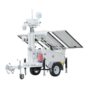 Bewaking Zonneaanhangwagen Voor 4G Beveiligingscamera