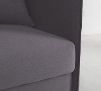 Muebles sueltos Highback Sofá de pantalla visual de 2 plazas para oficinas o salas de estar