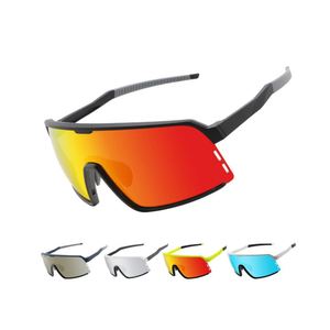 Lunettes de soleil polarisées interchangeables UV400 pour le cyclisme en extérieur, pour hommes, avec étui – Offre spéciale prévente - Product Image 1