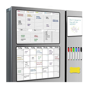 แม่เหล็กติดตู้เย็นไวท์บอร์ดแบบแห้งลบได้ตามต้องการปฏิทินตู้เย็นแม่เหล็กวางแผน<span class=keywords><strong>ราย</strong></span><span class=keywords><strong>เดือน</strong></span>และ<span class=keywords><strong>ราย</strong></span>สัปดาห์ - Product Image 1