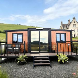 บ้านสำเร็จรูปโครงสร้างเหล็กแบบเคลื่อนย้ายได้สั่งทำได้ตามต้องการสำหรับขายส่ง โรงแรมหรู 2 ห้องนอน พร้อมผนังแผงแซนวิชและดีไซน์ทันสมัย - Product Image 1