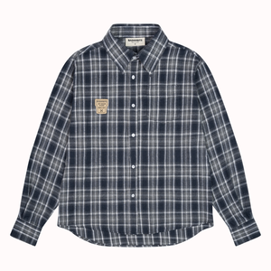 Too <b>Bad</b> Flannel <b>Shirt</b> Regular Fit Warm Plaid Summer Basic With Detailed Back Embroidery Wholesale - Product Image 1