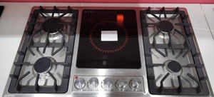 Cuisinière intégrée en acier inoxydable <span class=keywords><strong>pour</strong></span> brûleur à gaz domestique et cuisinière à <span class=keywords><strong>induction</strong></span> électrique en céramique Combi appareil <span class=keywords><strong>de</strong></span> cuisine <span class=keywords><strong>plaque</strong></span> <span class=keywords><strong>de</strong></span> cuisson à gaz - Product Image 4