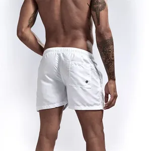 Shorts de bain pour hommes avec doublure en maille, poches latérales, légers, avec cordon de serrage, shorts de sport à séchage rapide pour l'été - Product Image 3