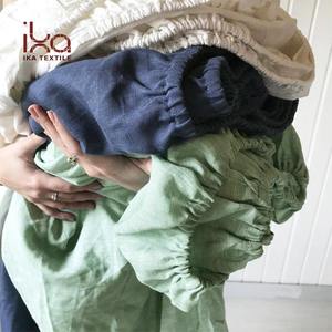 <span class=keywords><strong>Set</strong></span> di Biancheria da Letto per Hotel King & Queen Size, 100% Lino di Qualità, Lenzuola Elastiche per Uso Ospedaliero, 2 Federe, 300 Fili - Product Image 1