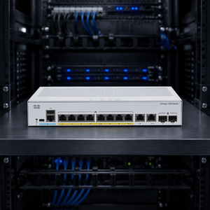 Commutateur Ethernet géré C1300-8MGP-2X, 8 ports PoE Plus, 2 ports 10G SFP Plus, certifié <span class=keywords><strong>IEEE</strong></span> <span class=keywords><strong>802</strong></span>.<span class=keywords><strong>3</strong></span>, réseau d'entreprise original - Product Image 4