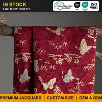 Tissu Jacquard Personnalisé Tissé en Gros Commande en Vrac OEM ODM pour le Marché Européen Faible MOQ