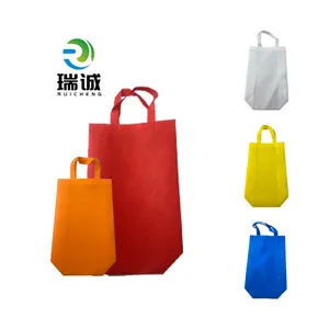 Ruicheng özel nokta kalınlaşmış dokunmamış paket çanta toptan fast food alışveriş demet ayakkabı depolama ayakkabı çantası