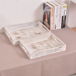 Wooden <b>Storage</b> <b>Tray</b> Rectangle Reusable Standing Type For Organizing Miscellaneous Items - Product Image 3
