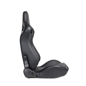 CNSPEED เบาะนั่งรถแข่งอเนกประสงค์สีดำ PVC กันน้ำปรับพนักพิงได้ 180 องศา - Product Image 3