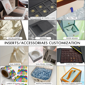 Grande Scatola Regalo per la Festa della Mamma, Confezioni Regalo per Compleanni, Anniversari e Matrimoni, Scatole Regalo Nere con Coperchio Magnetico e Nastro - Product Image 6