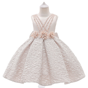 Robe de princesse sans manches à volants fantaisie avec nœud personnalisable pour filles - Product Image 1