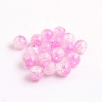Perles ab Double couleur, pièces, pour la fabrication de bijoux, perles brillantes transparentes en acrylique, vente en gros