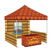 Maxcanopy Chapiteau extérieur en aluminium imprimé sur mesure Gazebos 3x3 & 10x10 Tentes d'exposition Auvent Pop pour les salons professionnels