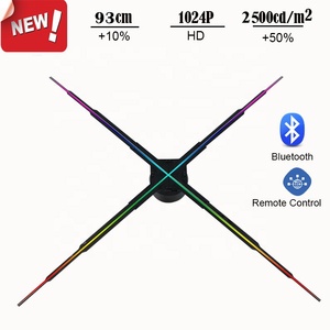 Ngoài trời cao Pix hình ảnh 100cm 3D Hologram LED fan quảng cáo hiển thị với <span class=keywords><strong>wifi</strong></span> App rất khuyên bạn nên 3D Hologram chiếu - Product Image 2