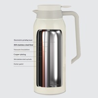 Bouteille isotherme sous vide en acier inoxydable 304 grande capacité pour la maison, isolation thermique de 6 à 12 heures, design moderne, vente en gros