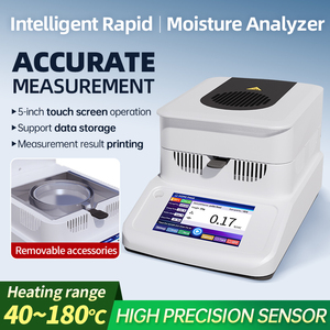 Tester di Umidità alogeno, Tester di Umidità per Polveri, 120g, Analizzatore di Umidità 0.005g/0.001g, Igrometro Industriale, Tester di Umidità - Product Image 3