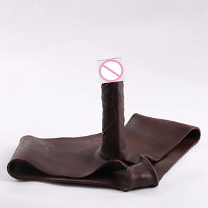 Mutande in silicone indossabili senza mutandine interne per <span class=keywords><strong>donne</strong></span>, con pene finto, giocattolo per masturbazione maschile e femminile, pantaloni portatili - Product Image 1