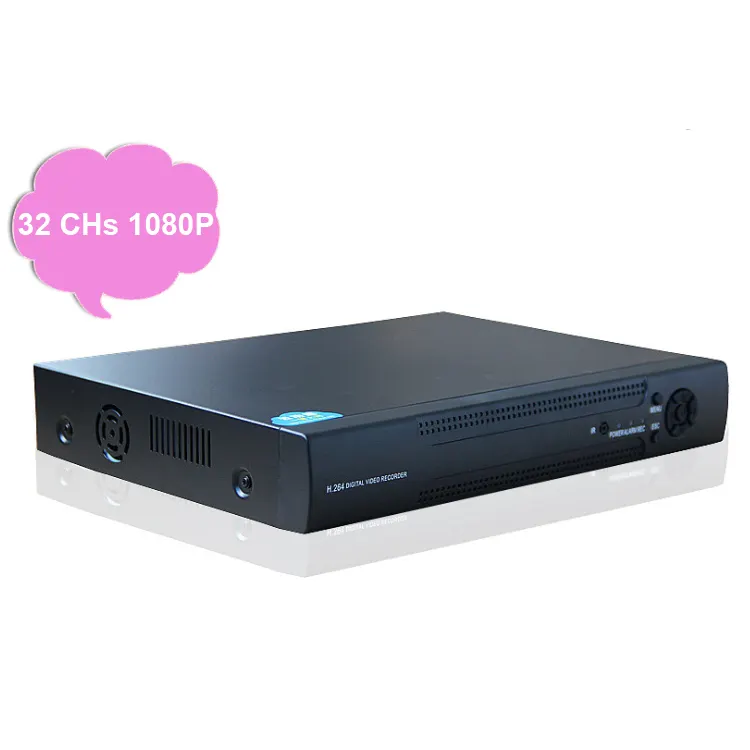 Xmeye 32CH 4K NVR HD Netzwerk-Videoaufnahme CCTV DVR 8MP IP-Kamera mit 2 Stück hdd-Slot