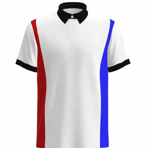เสื้อโปโลคุณภาพสูง แห้งเร็ว ระบายอากาศดี เหมาะสำหรับกีฬากอล์ฟ งานบริษัท ทรงเข้ารูป ผลิตจากโพลีเอสเตอร์ สำหรับผู้ชาย ใช้เป็นยูนิฟอร์ม - Product Image 4