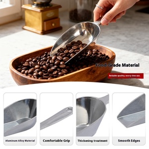 Cuillère à glace en alliage d'aluminium durable pour machine à glaçons et pelle à aliments, idéale pour bar, maison, cuisine, supermarché - Product Image 2
