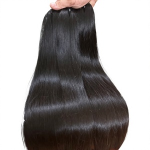 Cabello Humano Virgen Vietnamita de Alta Calidad, Liso Natural, 100% Cabello Virgen Vietnamita, Precio de Fábrica al por Mayor - Product Image 1