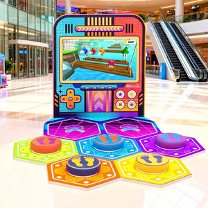 Bewegingsgevoelige interactieve springspel-apparatuur LED fitness vloerspeelsysteem ervaring voor binnenlocaties - Product Image 1