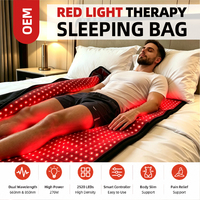 Manta de Terapia de Luz Roja e Infrarroja Cercana SAIDI, en Oferta, 660nm 850nm, Terapia de Luz Roja, Colchoneta de Cuerpo Completo