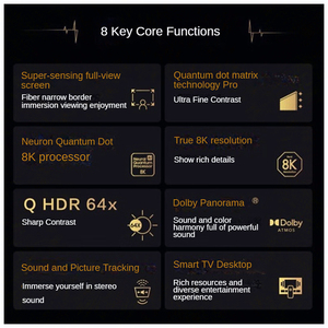 Nhà Sản xuất tại Trung Quốc màn hình lớn TV Android 43 50 samsuny thông minh TV 8K truyền hình QLED Hisense 100 55 65 85 75 inch thông minh TV - Product Image 4