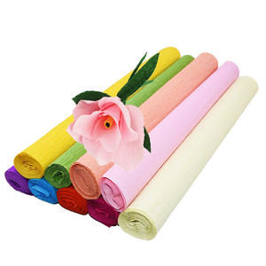 Papel <span class=keywords><strong>crep</strong></span>é para manualidades, personalizado de fábrica, calidad premium, 50cm x 2,0 m, papel <span class=keywords><strong>crep</strong></span>é colorido - Product Image 3