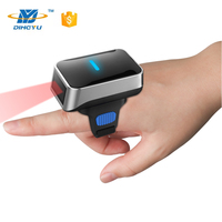 Lecteur de codes-barres sans fil Dyscan 1D Ring BT 5.0, mini lecteur POS portable à porter sur le doigt
