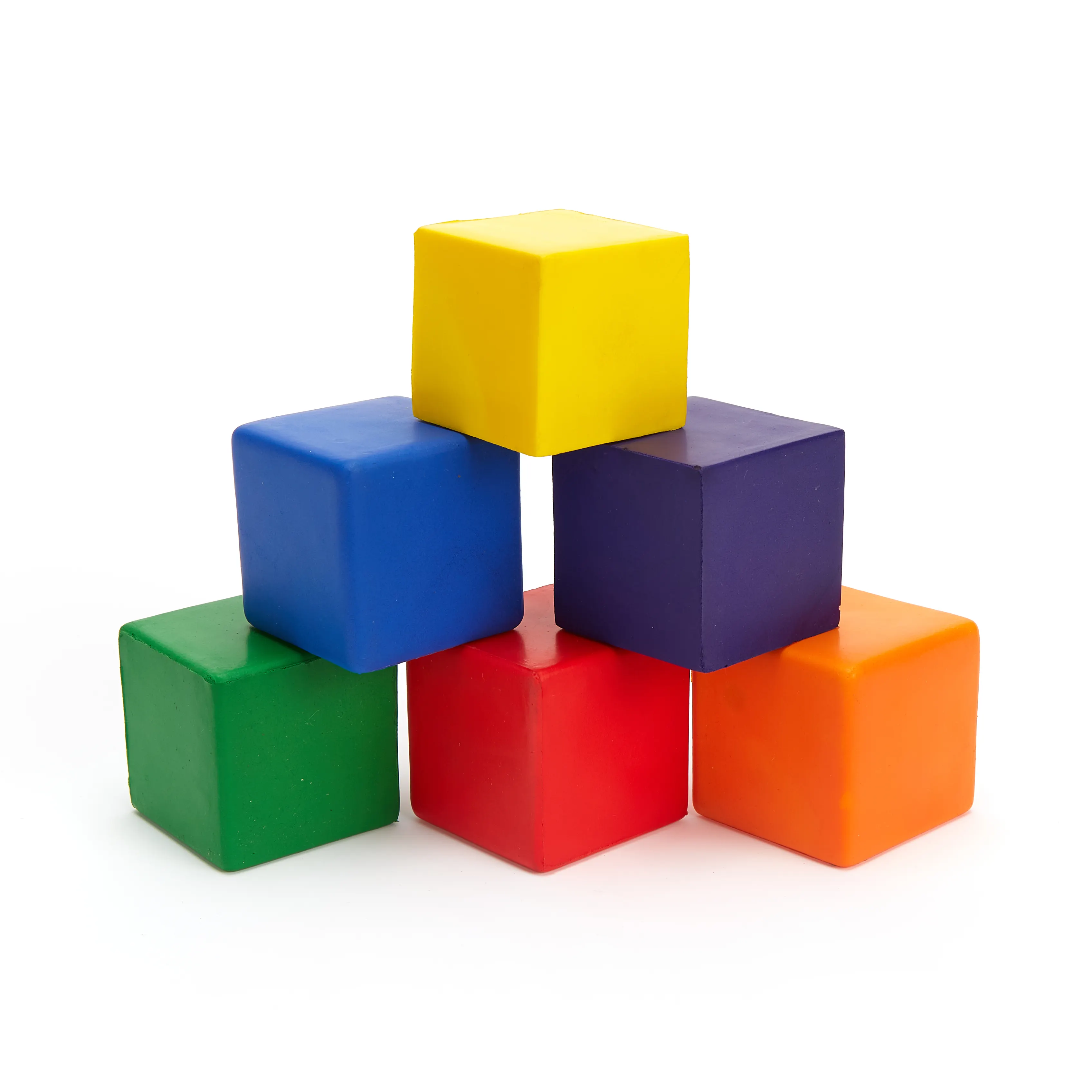 2021 Hot Products Colorful & High Density Child's Soft Foam Rectangular Cube Blocks Anti Stress Toys PU Toy Stress Ball En71,ce