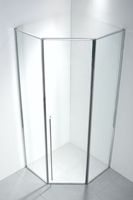 Séparation sec-humide pour salle de bain, porte coulissante en verre pour douche, paroi de douche isolante en verre trempé, personnalisation possible.