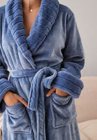 Peignoirs chauds de luxe en fausse fourrure pour femmes