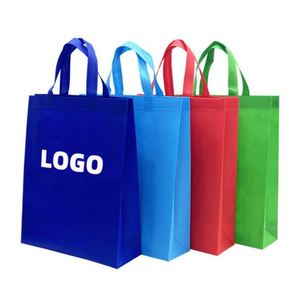 Bolsas de Compras de Tela No Tejida Reciclables con Logotipo Impreso Personalizado, Venta al Por Mayor de Fábrica - Product Image 1