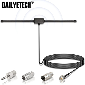 <strong>FM</strong> Radio Dipole <strong>Antenna</strong> for Stereo Receiver Indoor Music System <strong>FM</strong> Radio Home Stereo Receiver Audio Video Home Theater Receiver - Product Image 1