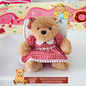 Teddy ISLAND Orsacchiotto di Peluche Carino con Autorizzazione Globale, in Elegante Completo Lolita, Morbido Compagno per la Decorazione della Cameretta dei Bambini, Regalo Perfetto - Product Image 6